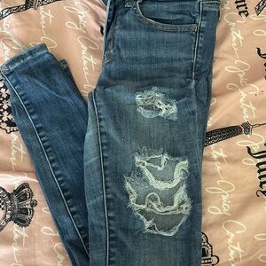 American Eagle Jeans Distressed